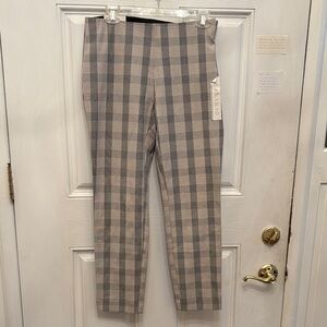 Men's Gray Checkered Pants